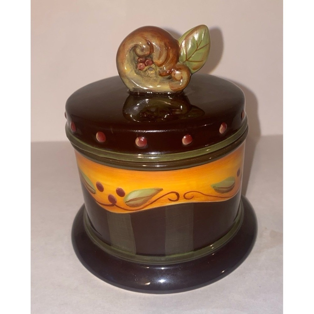 Demdaco CHOCOLATE BERRIES 2002 by Deb Hrabik Suger Bowl